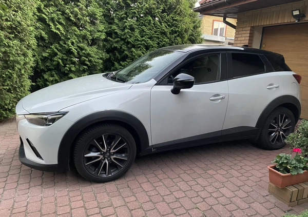 Mazda CX-3 cena 66500 przebieg: 122000, rok produkcji 2016 z Białystok małe 154